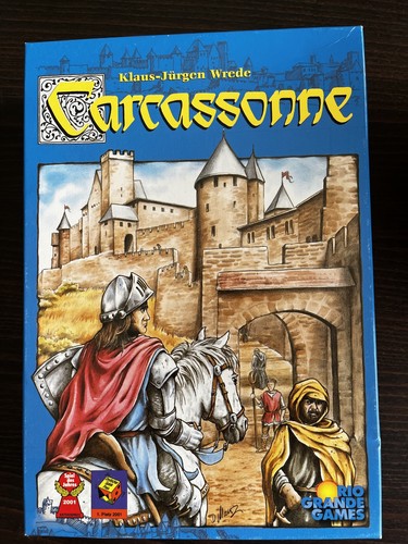 Carcassonne board game used - game.,