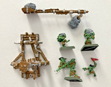 Warhammer Orcs & Goblins Rock Lobba Catapult & Crew Metal OOP