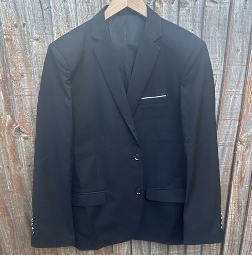 Men black piece suit - black,