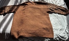 Joe Browns Designer Ladies Brown Jumper 24/26 - 30 P2P 34 H 29 W - Stylish Top