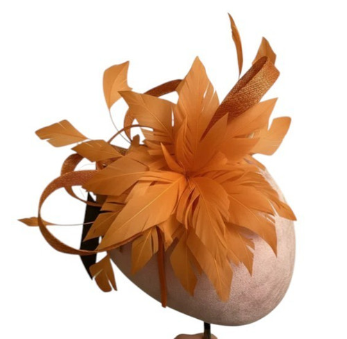 Women flower feather hair - women, hat