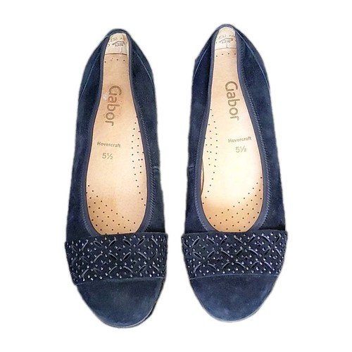 Gabor black suede embellished - black,