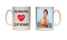 I Love Cliff Richard Mug Personalised Mug Free UK Shipping
