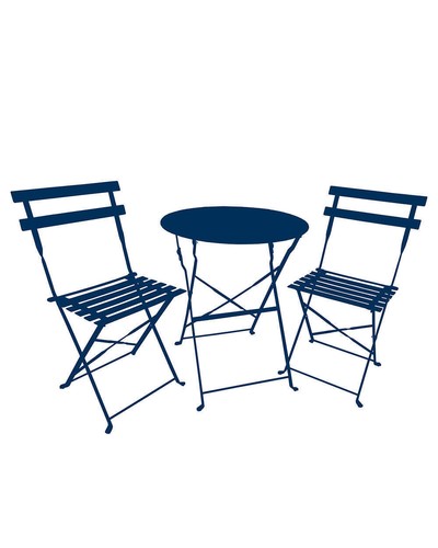 Seater metal bistro - seater,