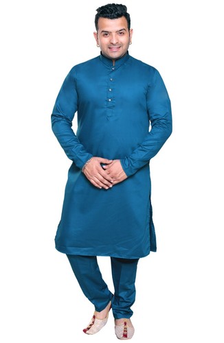 Men soft cotton - plain, kurta