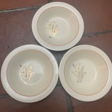 Woods Ivory Ware 3 x Bowls