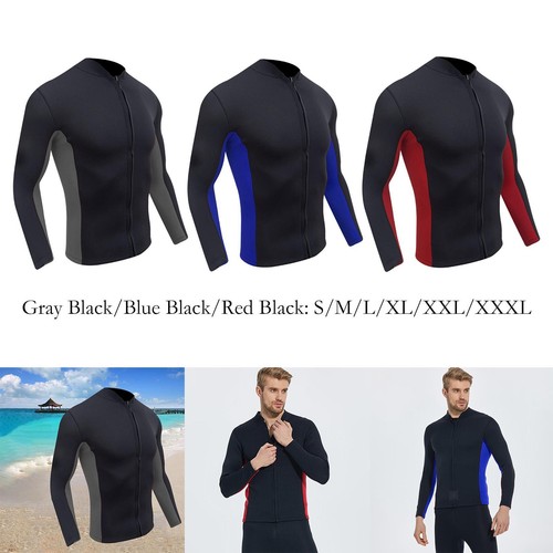 Men wetsuit top - men's, zip