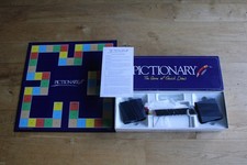Pictionary Parker Board Game 1993 - Complete With 4 Drawing Pads & Pencils