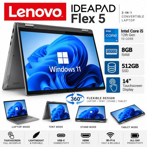 Lenovo ideapad flex 13th - lenovo, 5