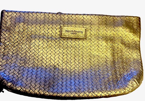 Russell bromley gold woven - russell,