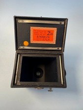 Antique ENSIGN 2 1/4B Houghton-Butcher Box Camera – Early 1900s Vintage
