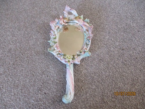 Antique porcelain cherub - antique,