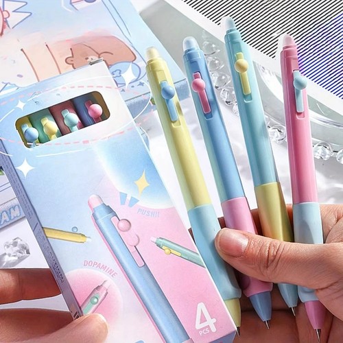 4pcs retractable erasable gel - erasable,