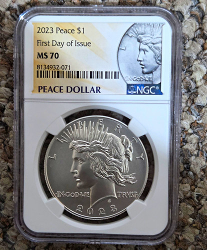 2023 peace dollar 999 - dollar, $1