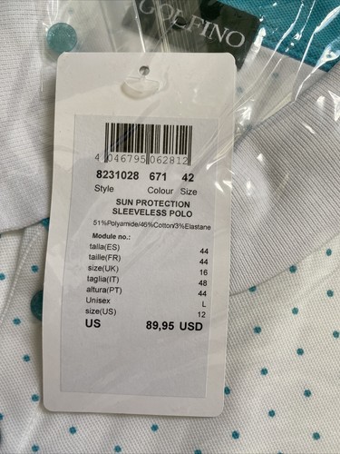 Nwt golfino ladies - golfino, sleeveless