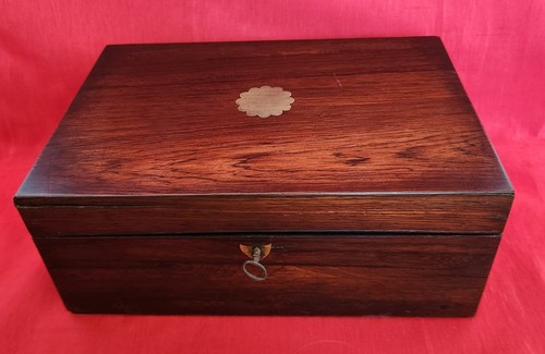 Antique mahogany writing slope - antique,