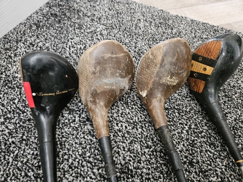 Vintage wooden golf woods - wooden,