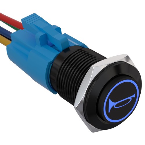 Apiele 19mm 12v momentary - 19mm,