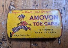 Vintage Amovon Toe Caps Tin