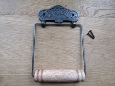 Rustic toilet roll holder cast - rustic,