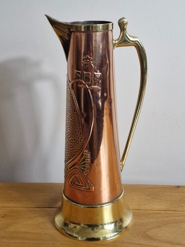 Antique art nouveau copper - copper, &