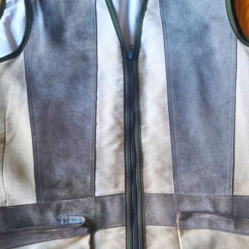 Barbour leather suede full zip - leather,