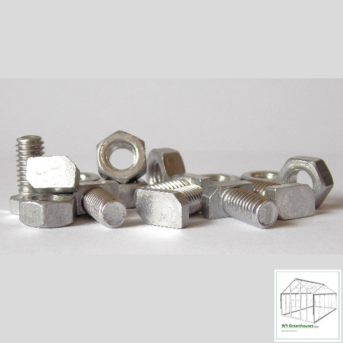 Greenhouse aluminium 12mm - aluminium, m6