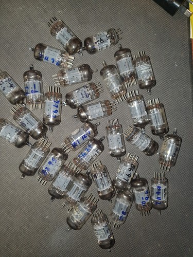 12au7 mullard minniwatt used - 12au7,
