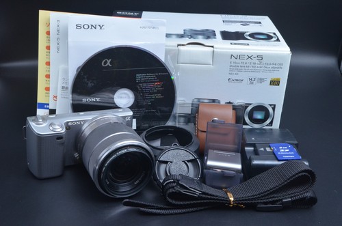 Sony alpha nex silver - sony, nex-5