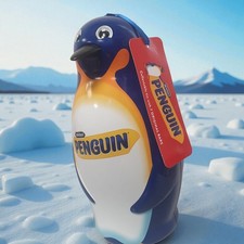 Premium Penguin Biscuit Bar Tin 7 Bars | Collectible Novelty Storage Gift Box