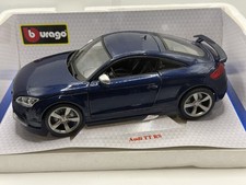 Burago 1:18 Audi TT RS Coupe - Blue - Diecast Model Car Very Rare