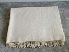 URBANARA UNDYED WOOL BLANKET