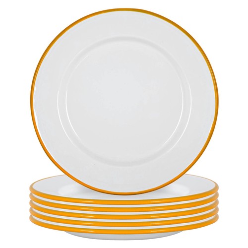White enamel dinner - enamel,
