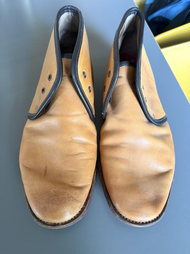 Grenson leather tan shoes - tan,