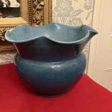 BRETBY 1061K BLUE ART POTTERY JARDINIERE PLANTER