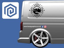 LARGE 2x Compass Mountain