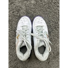 Victor Unisex Indoor Court Shoes UK 5 White Purple Trainers