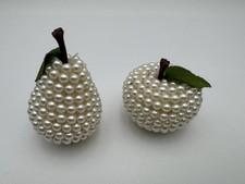 Vintage Beaded Pearl Fruit