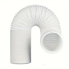 UK Stock 2M 150mm Flexible Exhaust Hose Vent Tube Portable Air Conditioner White