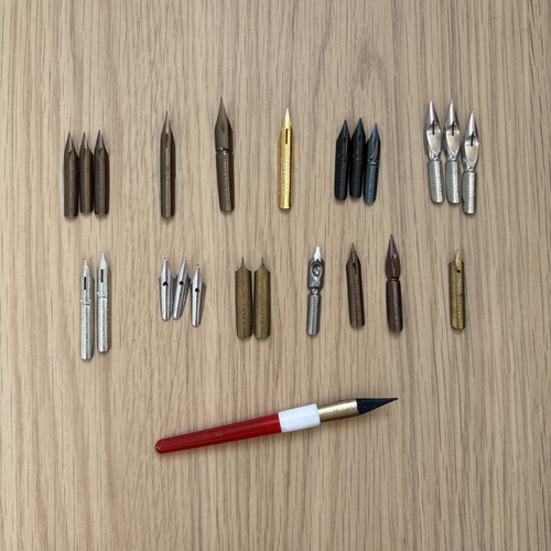 Vintage fountain pen nibs - vintage, 24