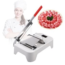 Manual Frozen Meat Slicer Cutting Machine Ham Mutton Beef Cutter Adjustable