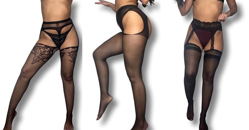 Suspender tights various - tights,