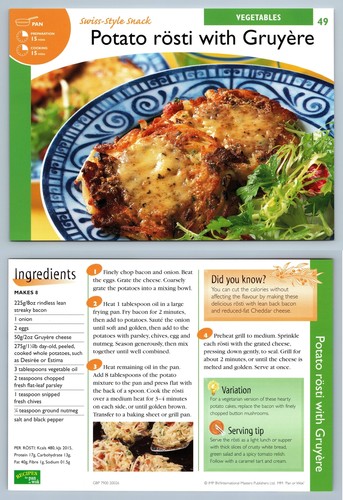 Potato rosti with gruyere 49 - rosti, #49