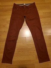 LEGER ORYGINAL Denim Brown W31 / L34 botton + zip.