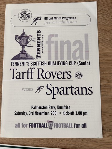 2001 scottish qual cup final - cup,