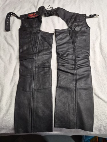 Hot leathers black leather - leathers,