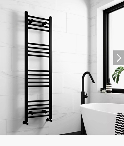 Black vertical wall mounted - black,