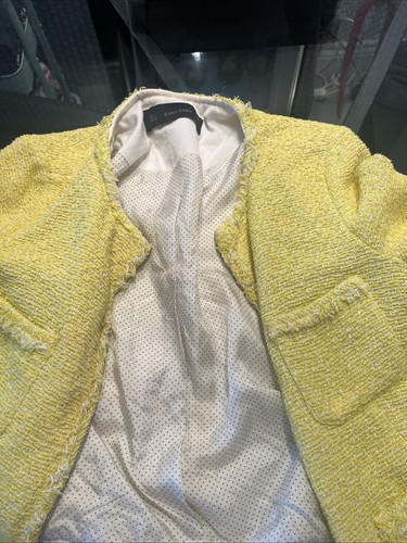 Zara textured tweed blazer - zara,