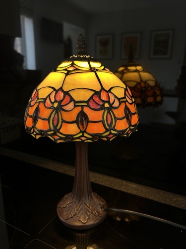 Antique tiffany style lamp - tiffany,
