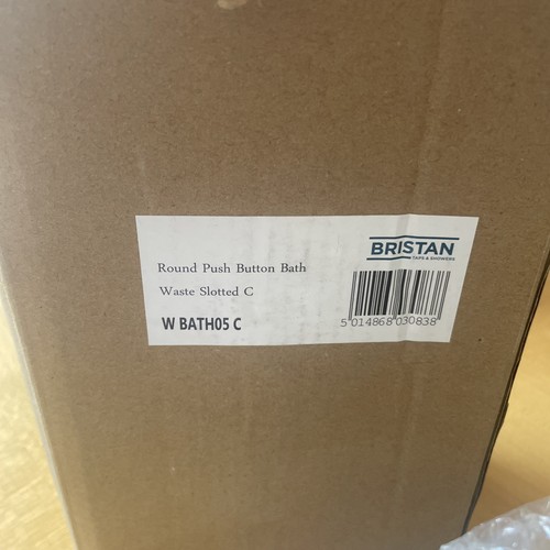 Bristan chrome round - round, slotted